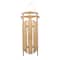 Glitzhome® 34.25" Wooden Natural Christmas Sleigh Porch Decor